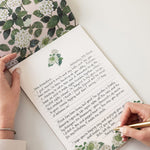 Hydrangea A4 Lined Writing Pad - Pure Apotheca