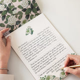 Hydrangea A4 Lined Writing Pad - Pure Apotheca