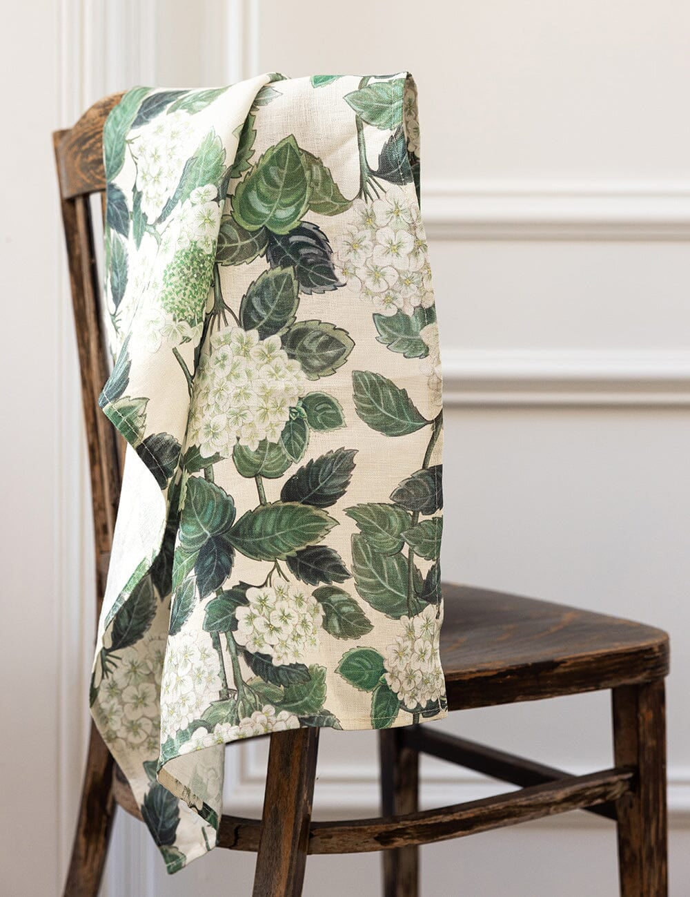 Hydrangea Linen Tea Towel - Pure Apotheca
