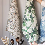 Hydrangea Linen Tea Towel - Pure Apotheca