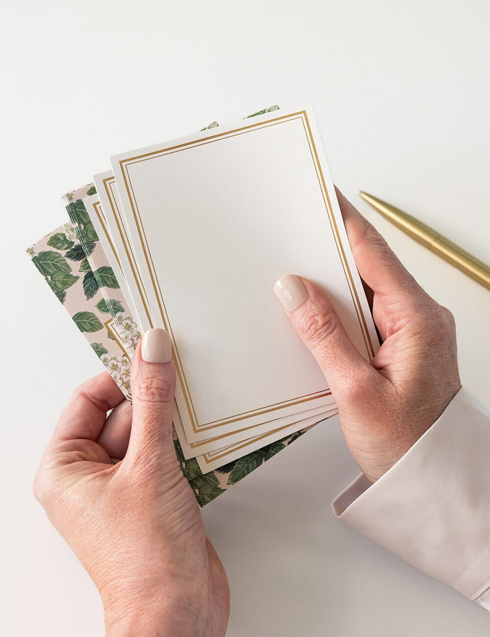 Hydrangea Notecard Set 4pk - Pure Apotheca