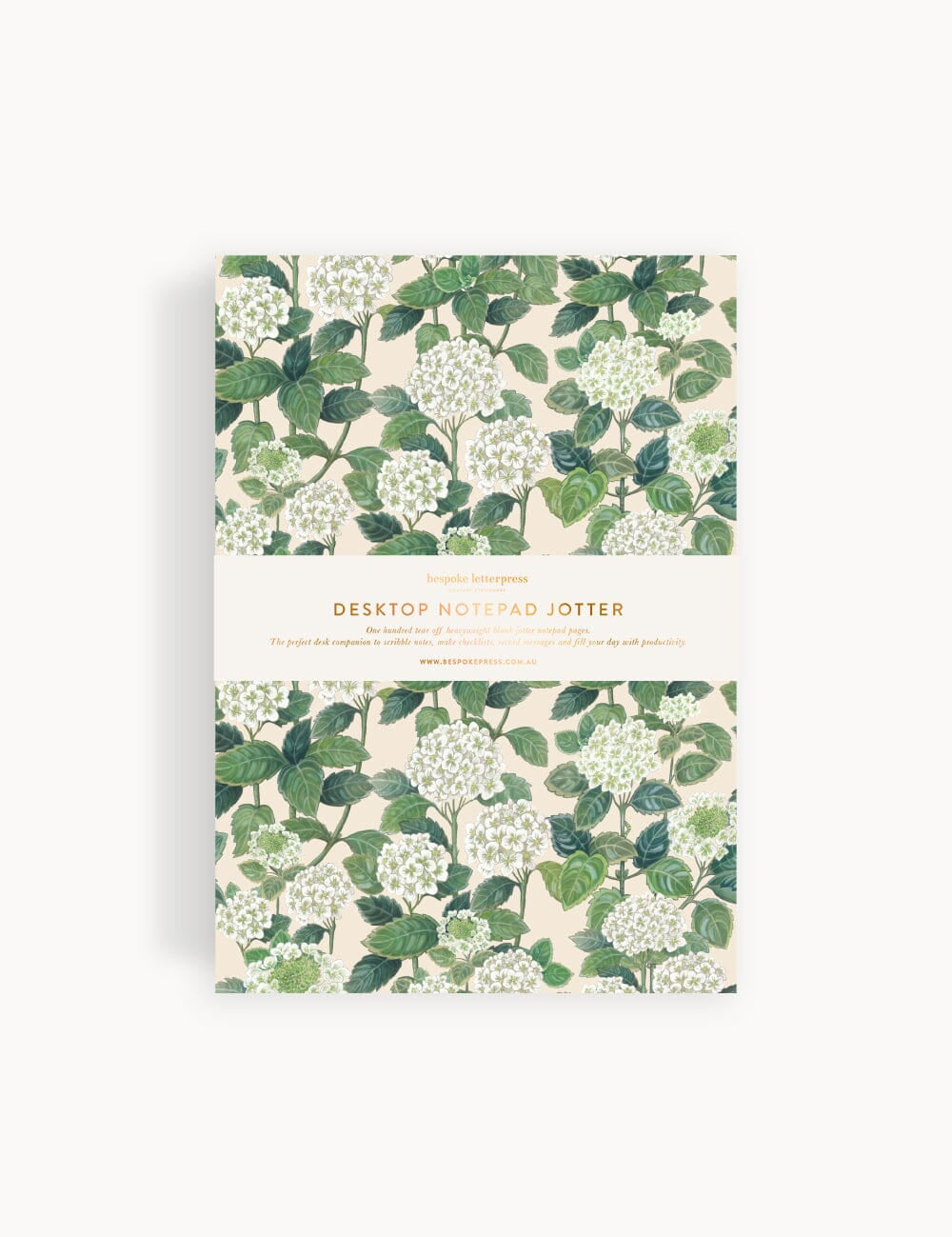 Hydrangea Notepad Jotter - Pure Apotheca