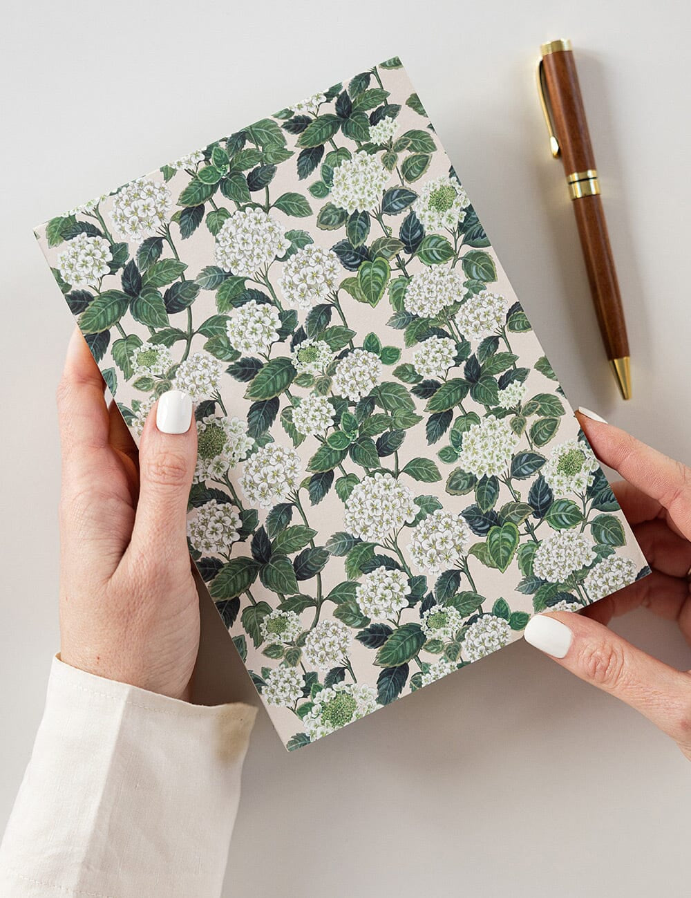 Hydrangea Notepad Jotter - Pure Apotheca