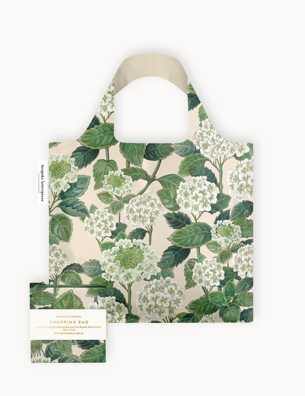 Hydrangea Reusable Shopping Bag - Pure Apotheca