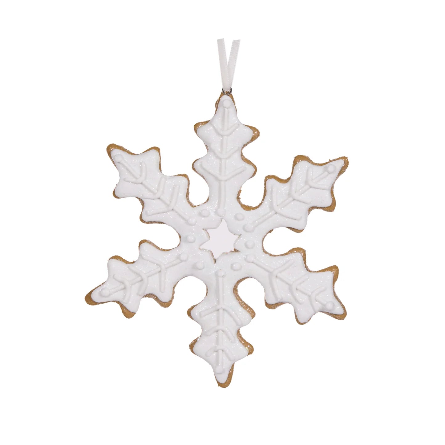 ICED GINGERBREAD SNOWFLAKE HANGING - Pure Apotheca