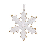 ICED GINGERBREAD SNOWFLAKE HANGING - Pure Apotheca