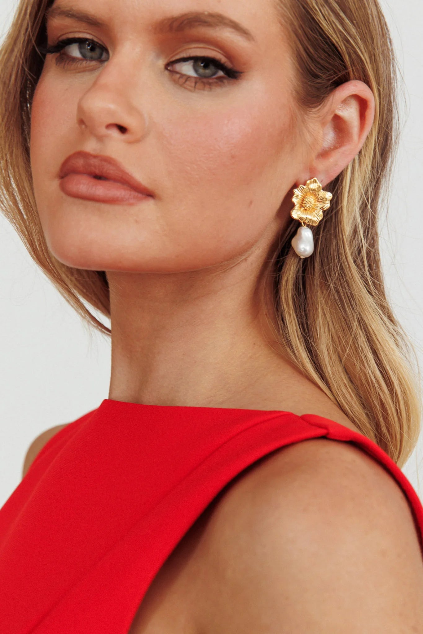 Idora Flower Pearl Earring - Pure Apotheca