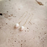 Lydia 14K gold freshwater pearl earrings