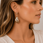 Immie Champagne Baroque Shell Pearl Earring - Pure Apotheca