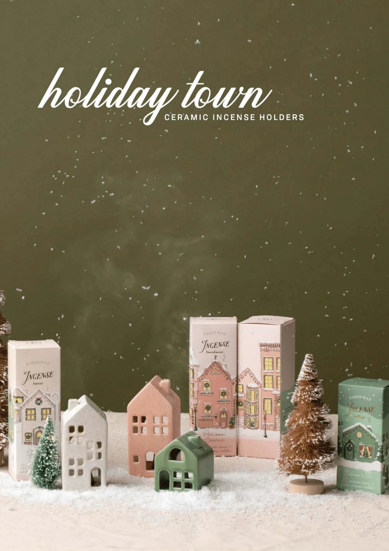 Incense Cone Holiday Green Cottage Balsam & Fir - Pure Apotheca