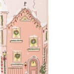 Incense Cone Holiday Pink Ceramic Townhouse with 20 Incense Cones - Persimmon Chestnut - Pure Apotheca