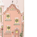 Incense Cone Holiday Pink Ceramic Townhouse with 20 Incense Cones - Persimmon Chestnut - Pure Apotheca