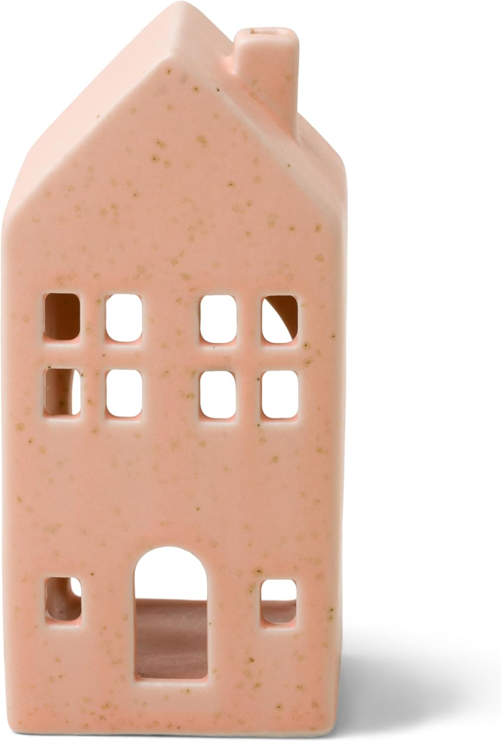 Incense Cone Holiday Pink Ceramic Townhouse with 20 Incense Cones - Persimmon Chestnut - Pure Apotheca