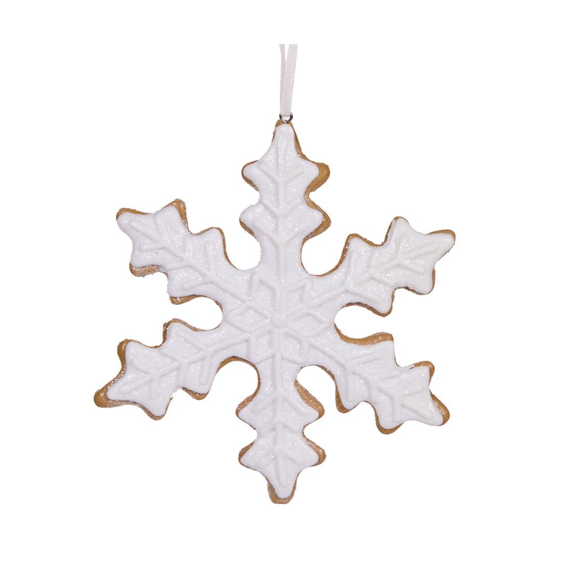 INTRICATE GINGERBREAD SNOWFLAKE HANGING - Pure Apotheca