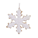 INTRICATE GINGERBREAD SNOWFLAKE HANGING - Pure Apotheca