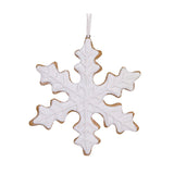 INTRICATE GINGERBREAD SNOWFLAKE HANGING - Pure Apotheca