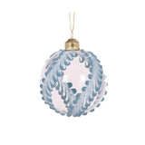 INTRICATE PIPED BLUE FERN BAUBLE - Pure Apotheca