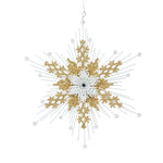 INTRICATE SNOWFLAKE GOLD AND WHITE - Pure Apotheca