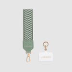 Iris Keyring with Phone Attachment Sage Green - Pure Apotheca