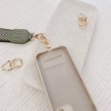 Iris Keyring with Phone Attachment Sage Green - Pure Apotheca