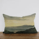 Island at Dusk Linen Lumbar Cushion Cover 40x60cm - Pure Apotheca