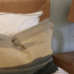 Island at Dusk Linen Lumbar Cushion Cover 40x60cm - Pure Apotheca