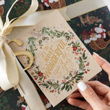 It’s the Most Wonderful Time of the Year - Christmas Card (Wreath) - Pure Apotheca
