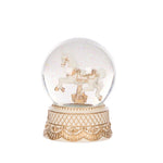 IVORY AND GOLD CAROUSEL SNOW GLOBE - Pure Apotheca