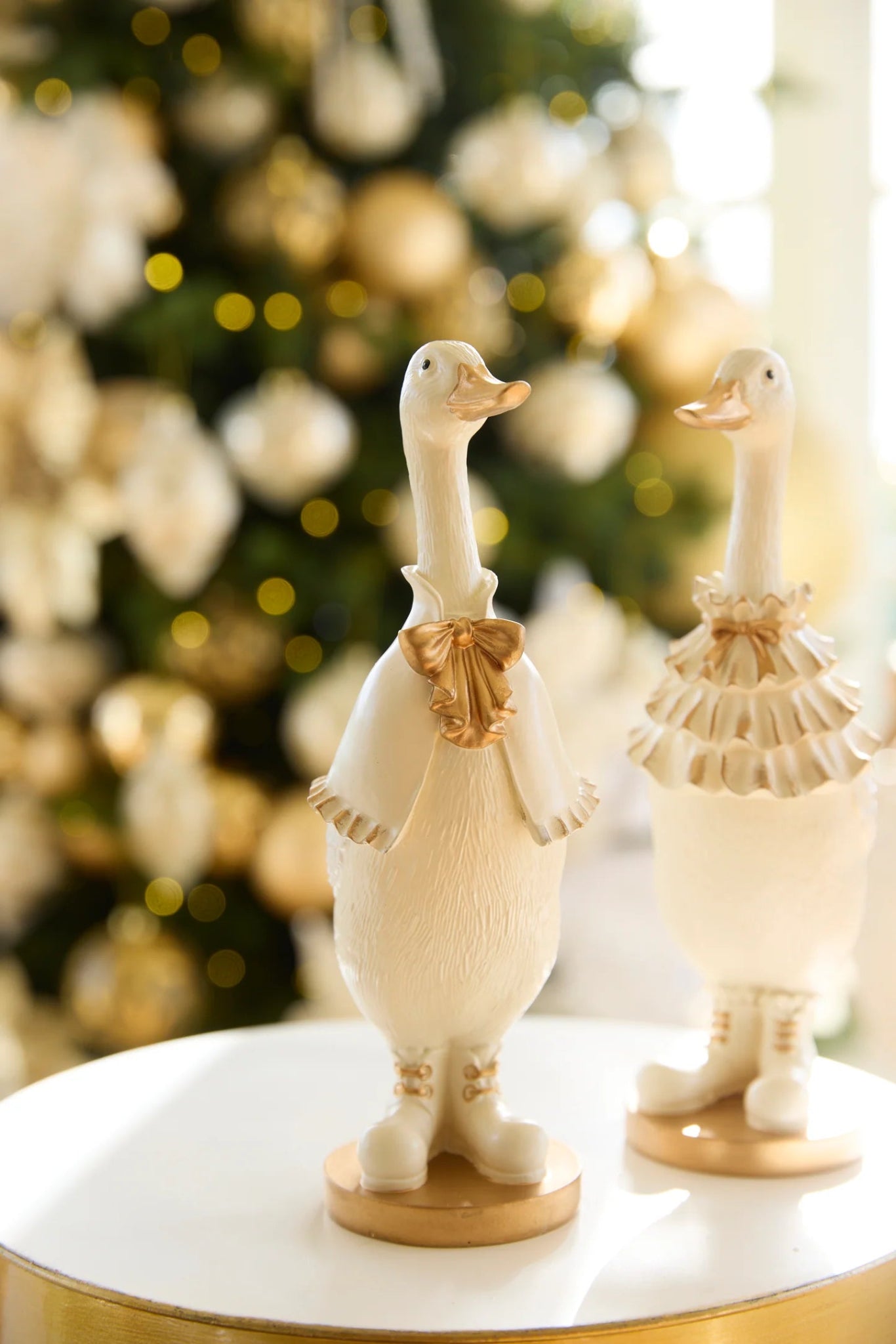 IVORY AND GOLD REGAL DUCK WITH BOW TIE - Pure Apotheca