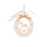 IVORY AND GOLD ROCKING HORSE ORNAMENT - Pure Apotheca
