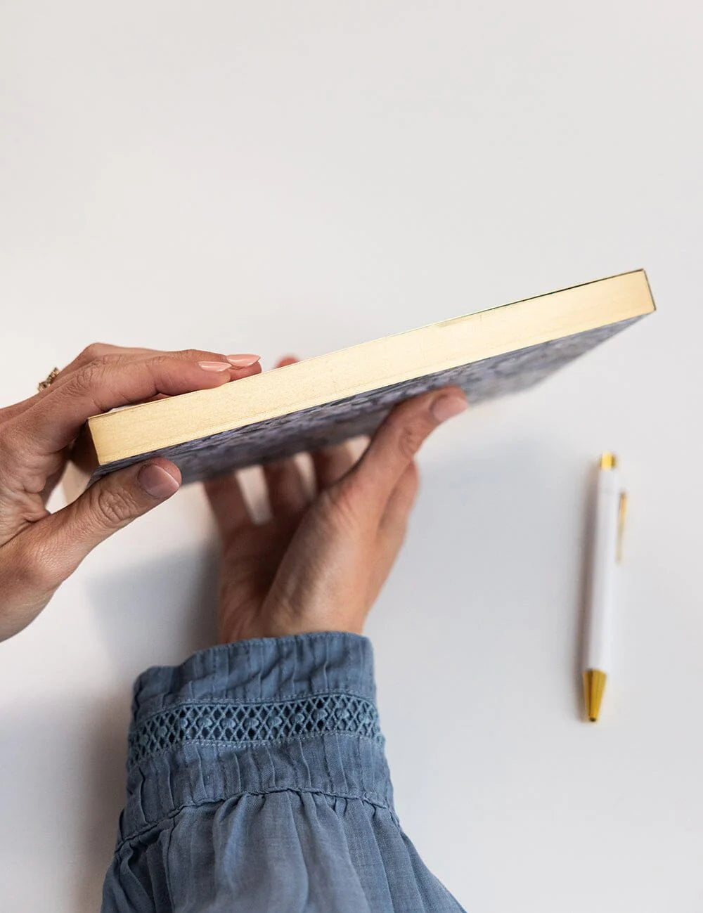 Ivory Garden Notepad Desktop Jotter - Pure Apotheca