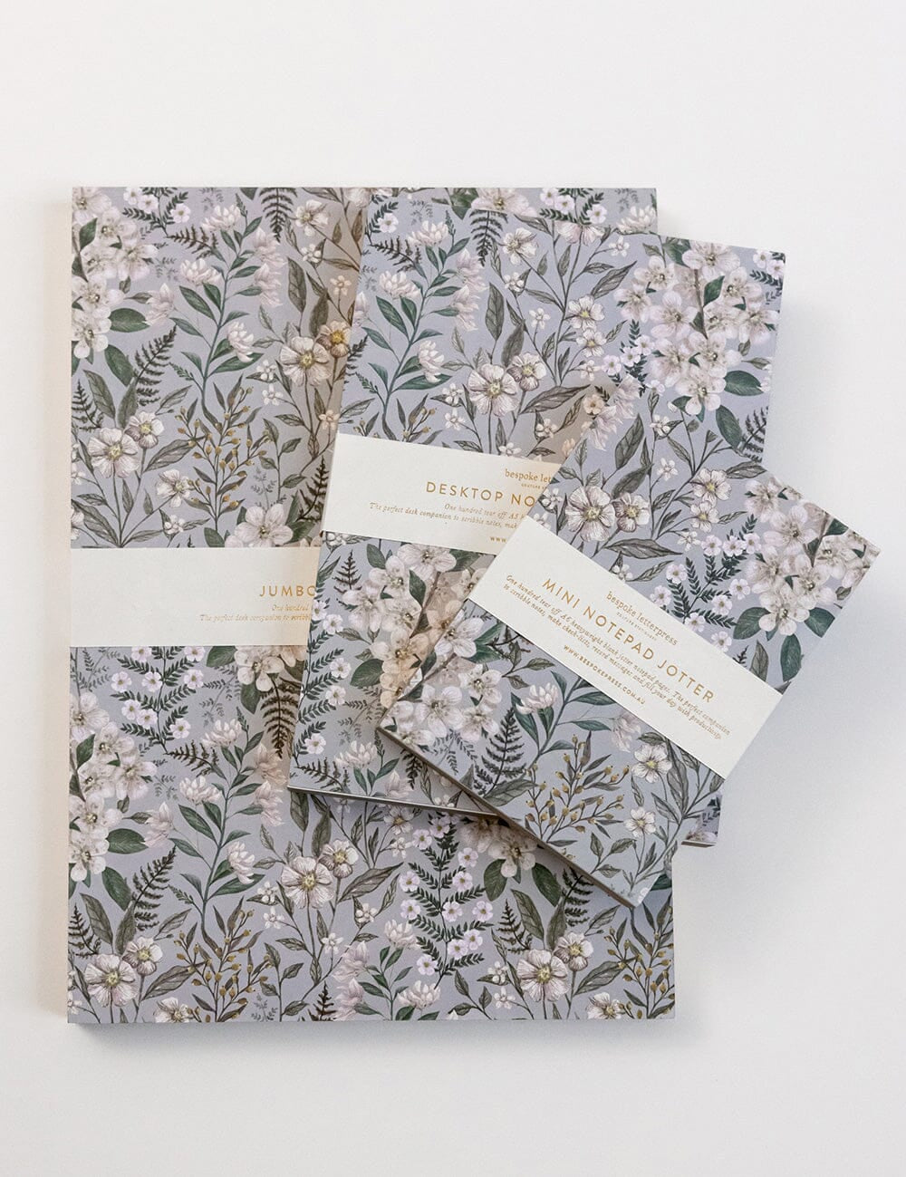 Ivory Garden Notepad Desktop Jotter - Pure Apotheca