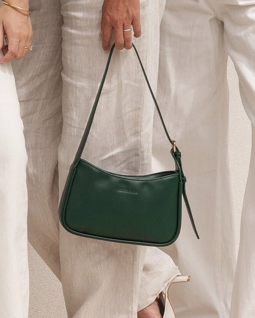 Ivy Shoulder Bag Forest Green - Pure Apotheca