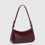 Jacqueline Shoulder Bag Burgundy Patent - Pure Apotheca