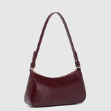 Jacqueline Shoulder Bag Burgundy Patent - Pure Apotheca