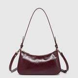 Jacqueline Shoulder Bag Burgundy Patent - Pure Apotheca