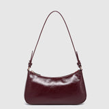 Jacqueline Shoulder Bag Burgundy Patent - Pure Apotheca