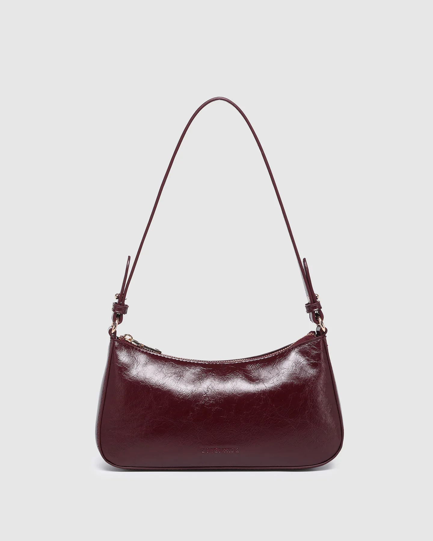 Jacqueline Shoulder Bag Burgundy Patent - Pure Apotheca