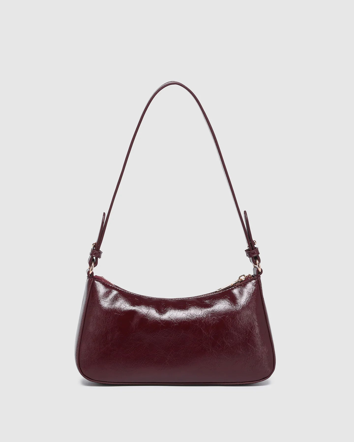 Jacqueline Shoulder Bag Burgundy Patent - Pure Apotheca
