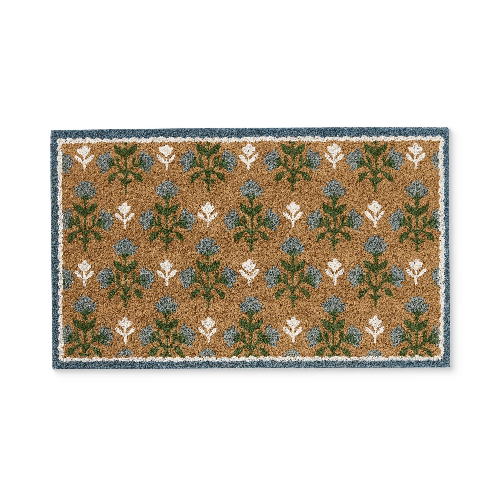 JAIPUR BLUE/GREEN DOORMAT 45X75CM - Pure Apotheca