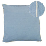 Jane Linen/Cotton Cushion 50x50cm Sky - Pure Apotheca