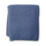 Jarah Knitted Blue Throw 140x175cm - Pure Apotheca