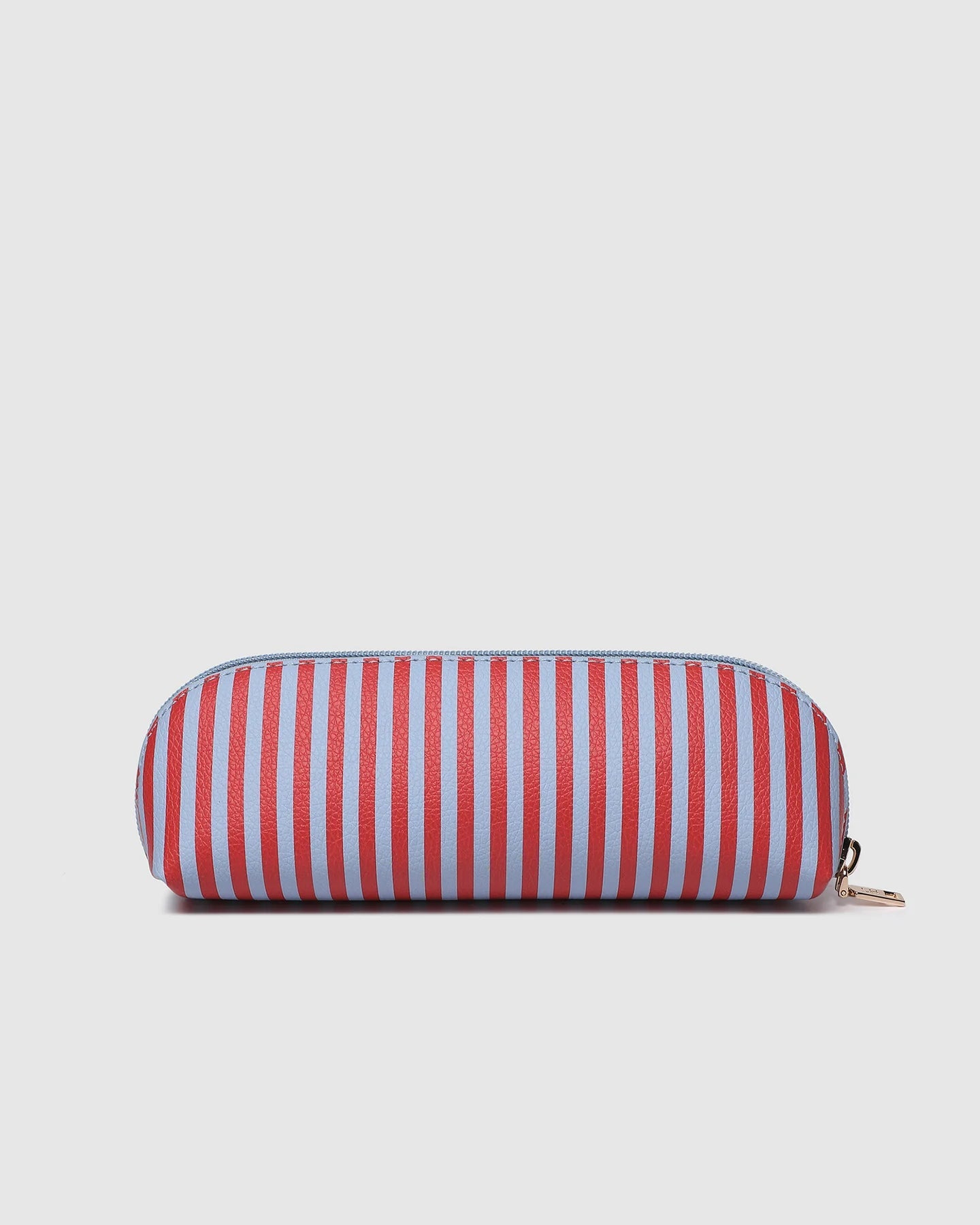 Jayne Stripe Makeup Bag Red/Sky Blue - Pure Apotheca