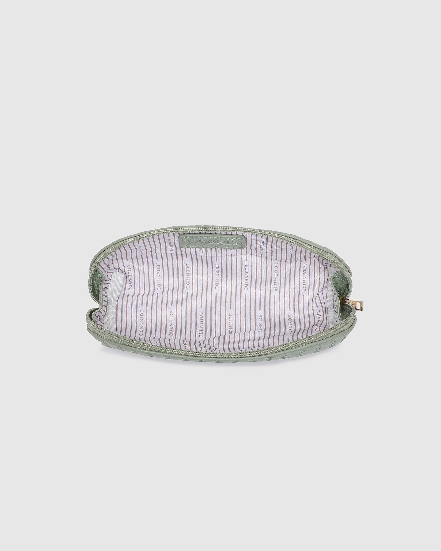Jayne Woven Makeup Bag Sage Green - Pure Apotheca