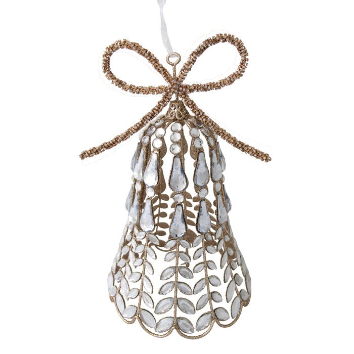 JEWELLED BOW BELL LGE - Pure Apotheca