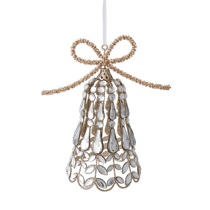 JEWELLED BOW BELL SML - Pure Apotheca