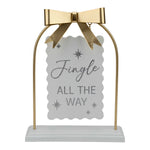 Jingle All The Way Champagne Table Sign - Pure Apotheca