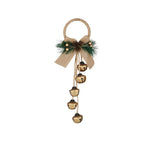 Jingle Bells Doorhanger 32x13cm Gold - Pure Apotheca