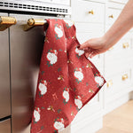 Jingle Bells Linen Teatowel - Pure Apotheca