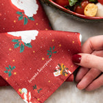 Jingle Bells Linen Teatowel - Pure Apotheca